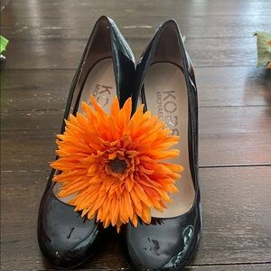 Michael Kors Black Patent Heels